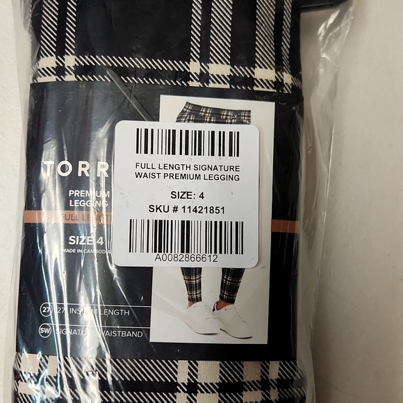 ❤️NWT VINTAGE TORRID LEGGING - LOVELY PLAID - COMFORT WAIST - OPAQUE - PLUS SIZE - Picture 10 of 13